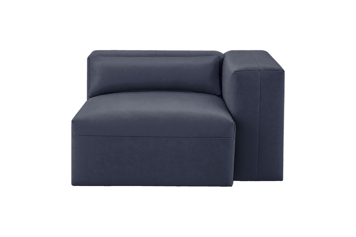 Jasmine Chair One Arm Right in Momo Midnight