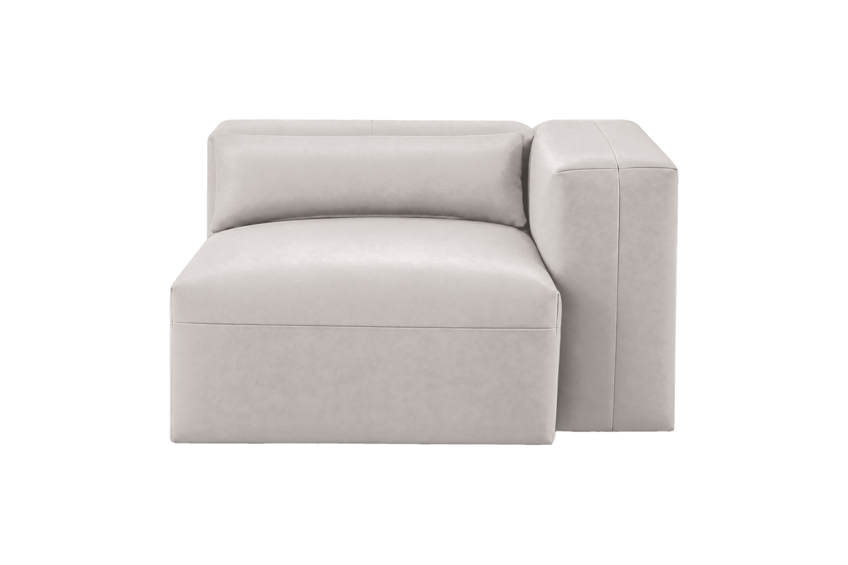 Jasmine Chair One Arm Right in Momo Milky