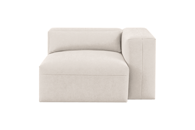Jasmine Chair One Arm Right in Fresco Milky