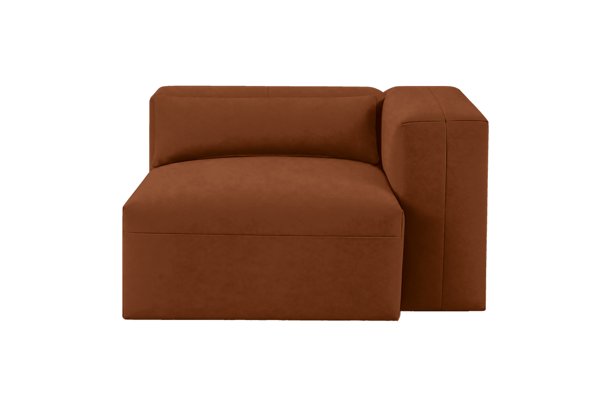 Jasmine Chair One Arm Right in Marfa Pluto