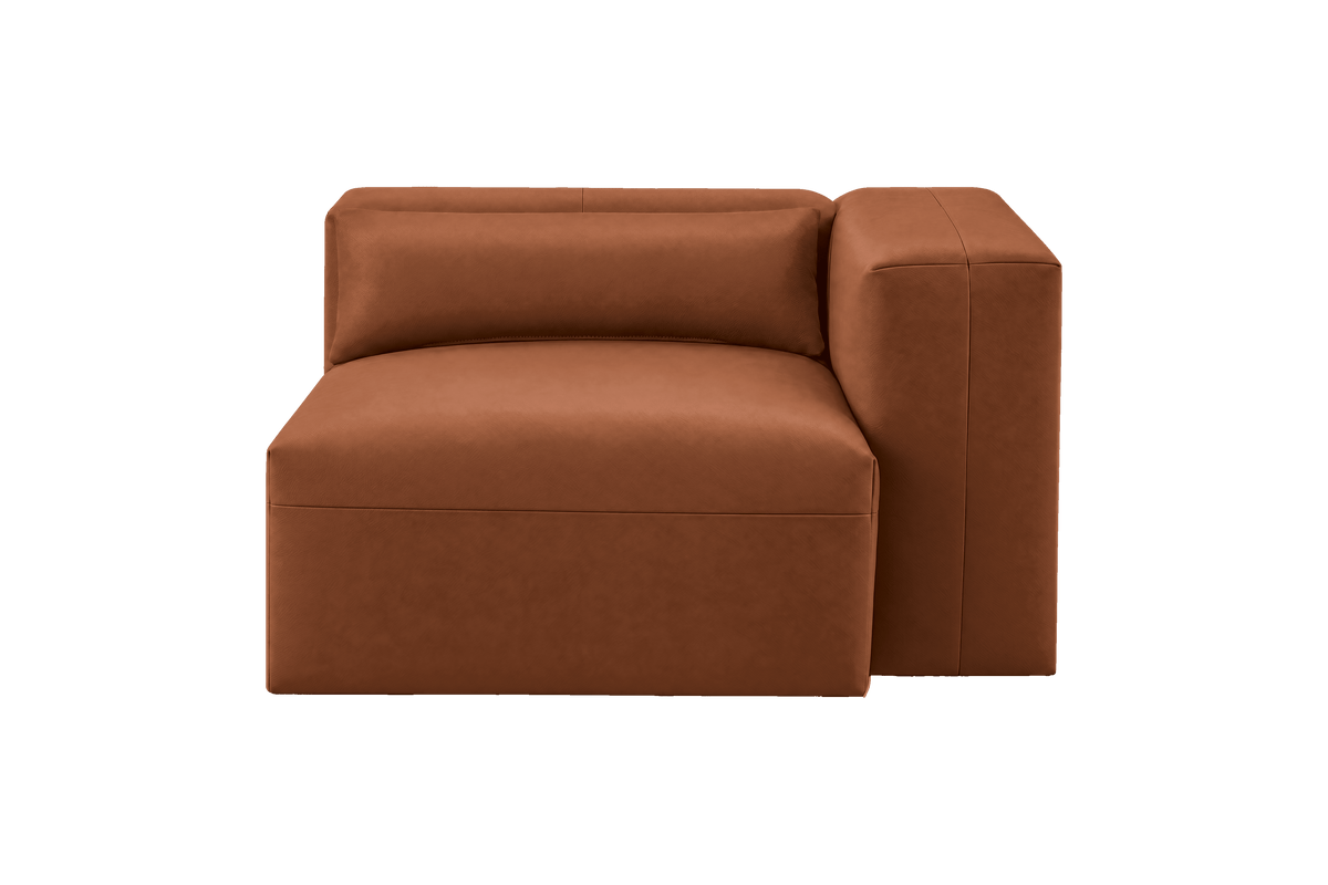 Jasmine Chair One Arm Right in Momo Porto