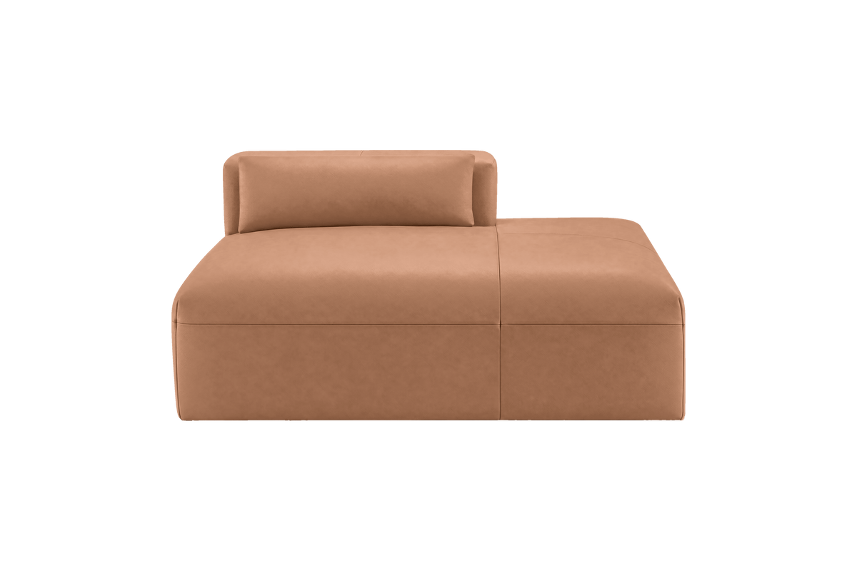 Jasmine Chaise Right in Momo Camel