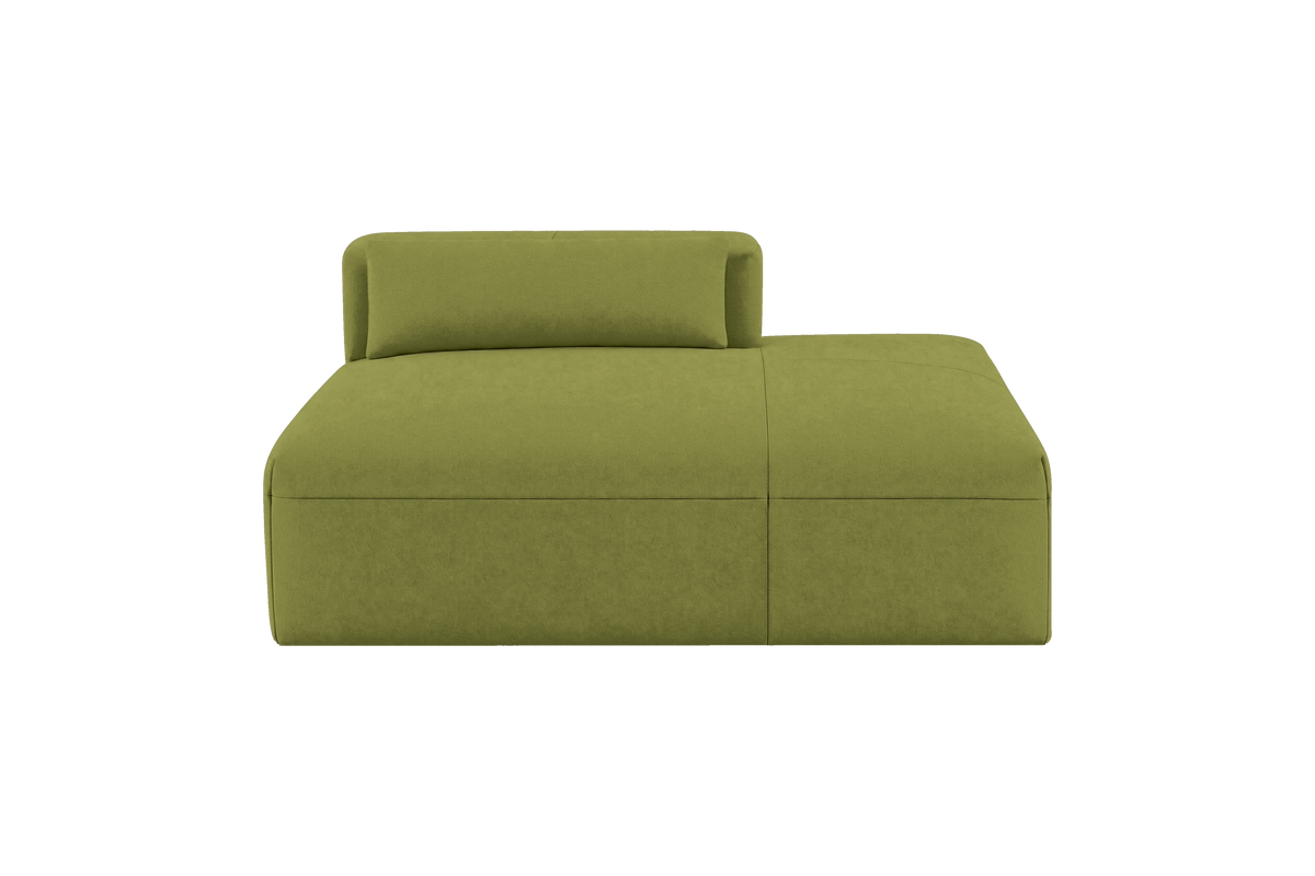 Jasmine Chaise Right in Fresco Key Lime