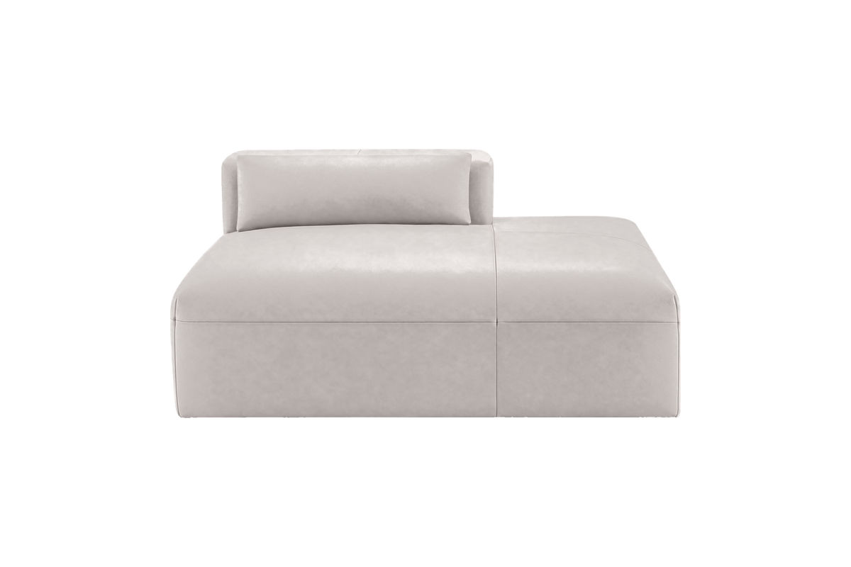 Jasmine Chaise Right in Momo Milky
