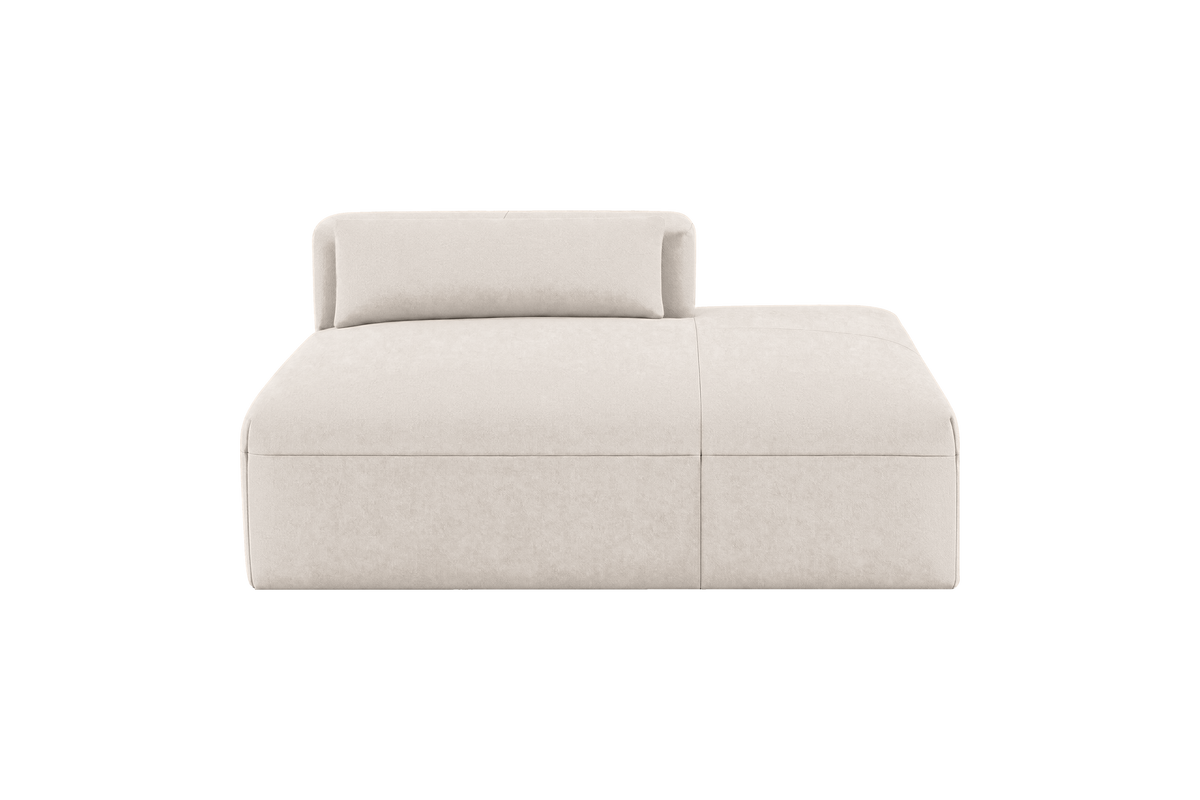 Jasmine Chaise Right in Fresco Milky