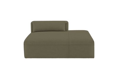 Jasmine Chaise Right in Felix Olive