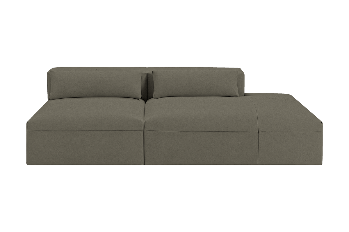 Jasmine Right Chaise Open Sofa in Felix Cos
