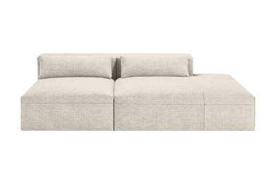 Jasmine Right Chaise Open Sofa in Mosquito Cracker