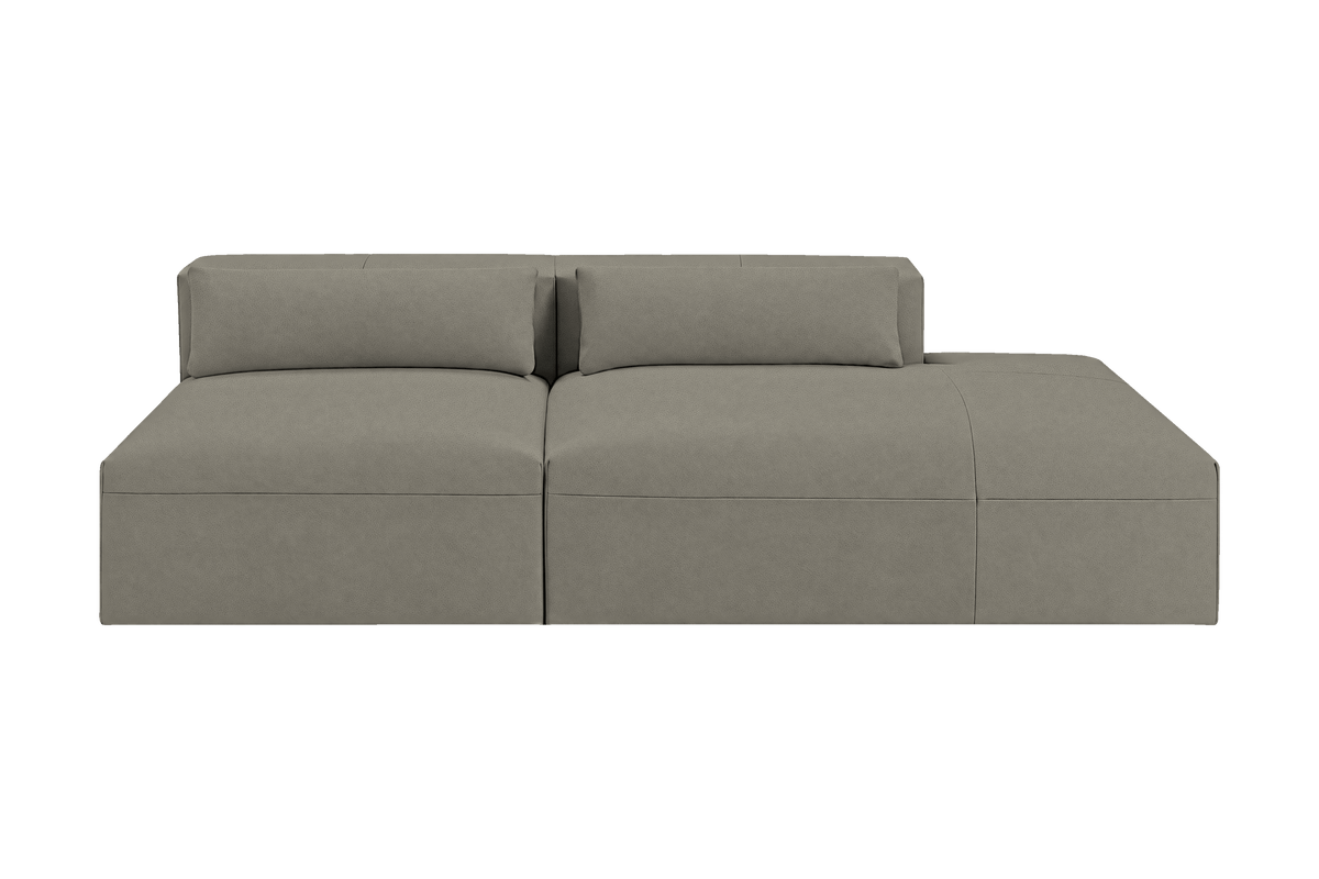 Jasmine Right Chaise Open Sofa in Felix Glace