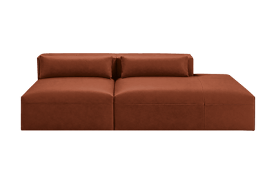 Jasmine Right Chaise Open Sofa in Momo Grower