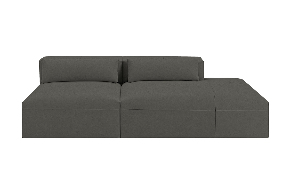Jasmine Right Chaise Open Sofa in Felix Lola