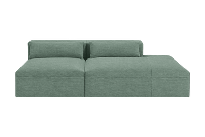 Jasmine Right Chaise Open Sofa in Roni Nane
