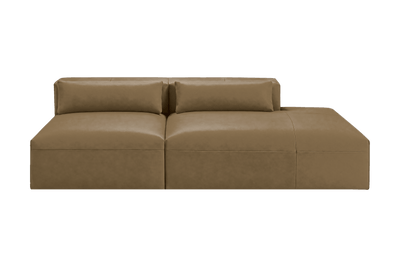 Jasmine Right Chaise Open Sofa in Momo Olivia