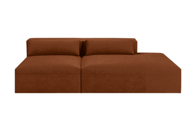 Jasmine Right Chaise Open Sofa in Marfa Pluto