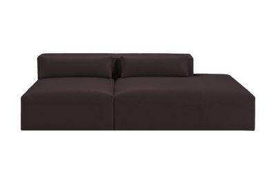 Jasmine Right Chaise Open Sofa in Momo Rollie