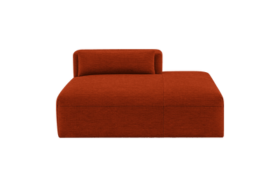 Jasmine Chaise Right in Roni Poppy