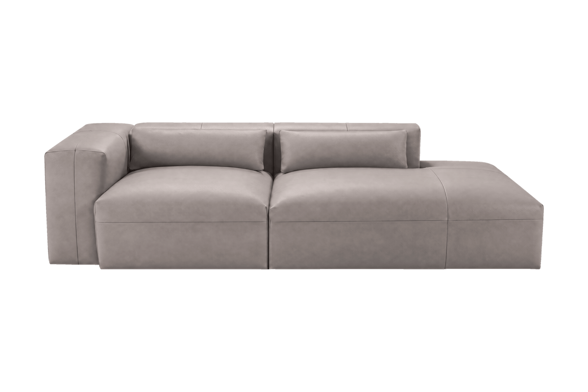 Jasmine Right Chaise Sofa in Momo Ash