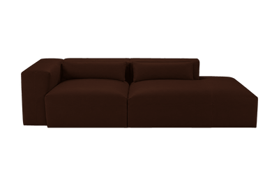 Jasmine Right Chaise Sofa in Momo Biscuit