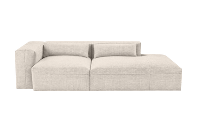 Jasmine Right Chaise Sofa in Mosquito Cracker
