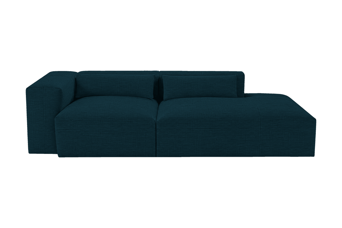 Jasmine Right Chaise Sofa in Roni Deep Lake