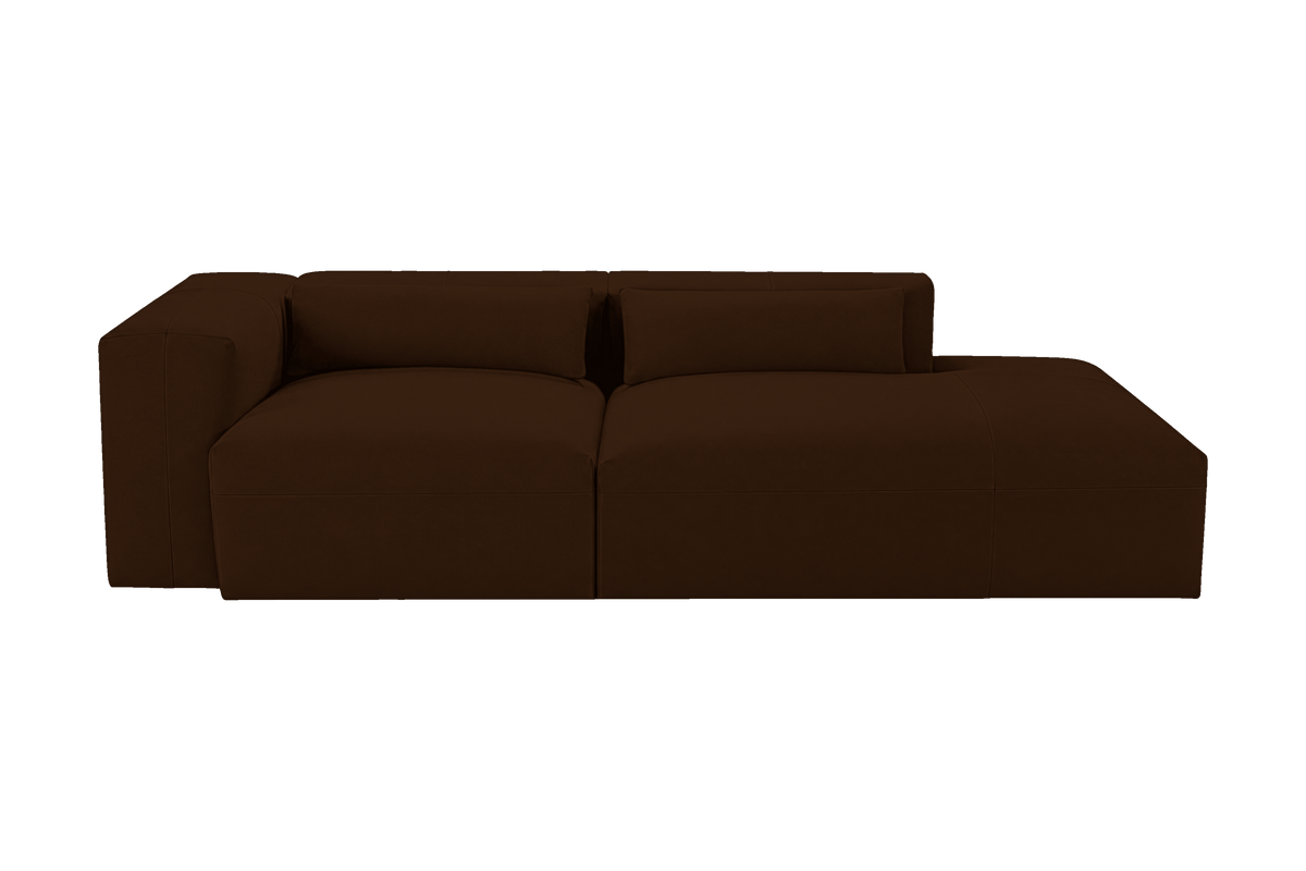 Jasmine Right Chaise Sofa in Marfa Denton