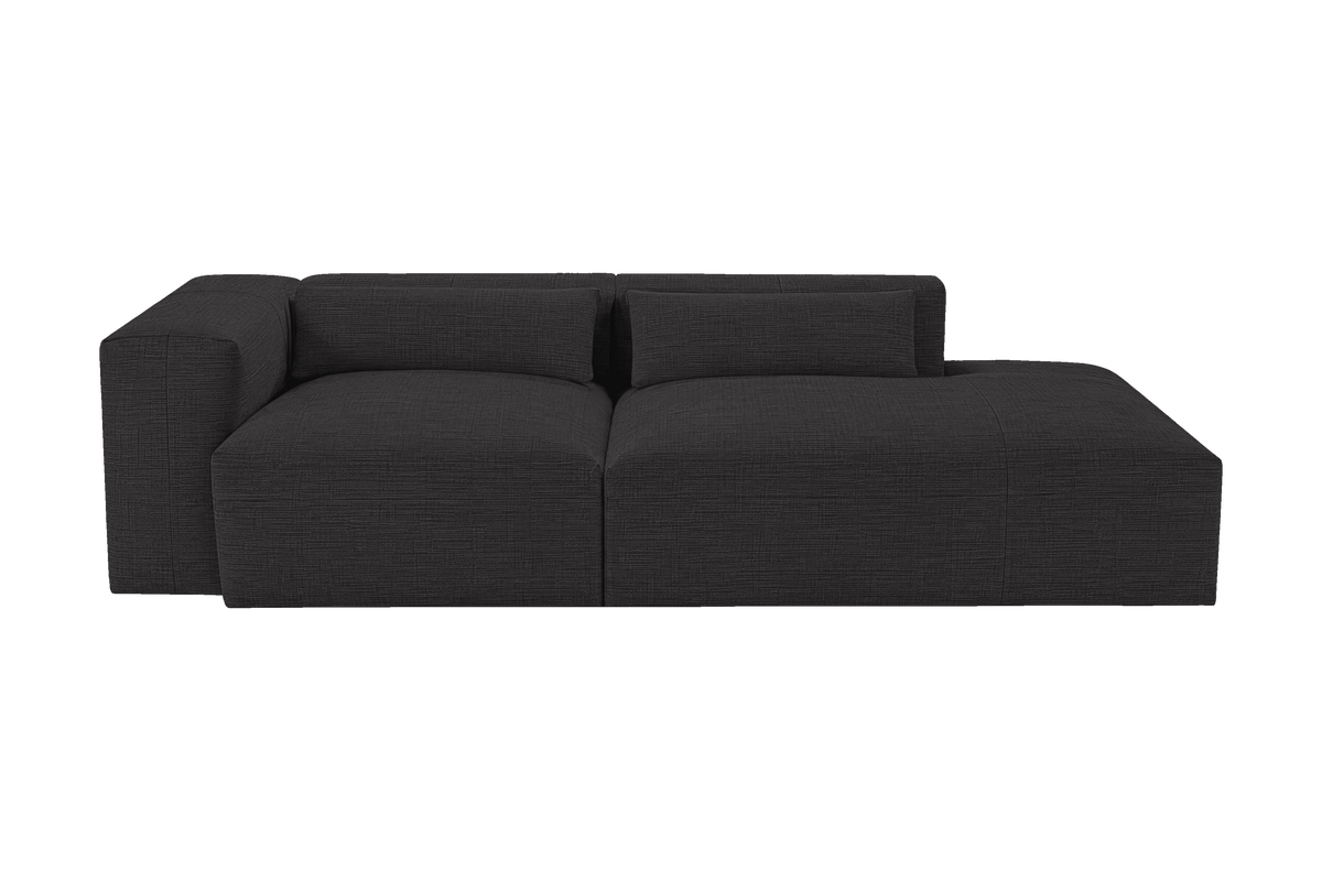 Jasmine Right Chaise Sofa in Roni Ember