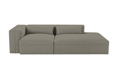 Jasmine Right Chaise Sofa in Felix Glace