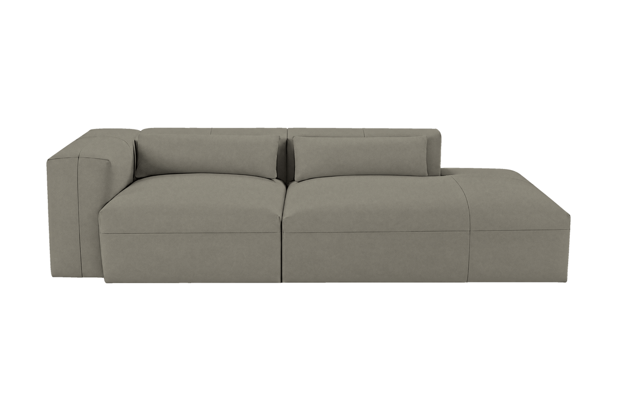 Jasmine Right Chaise Sofa in Felix Glace