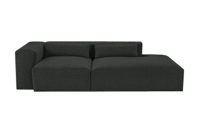 Jasmine Right Chaise Sofa in Mosquito Lola