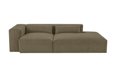 Jasmine Right Chaise Sofa in Mosquito Malibu