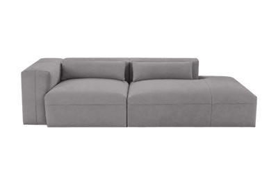 Jasmine Right Chaise Sofa in Dante Meteor