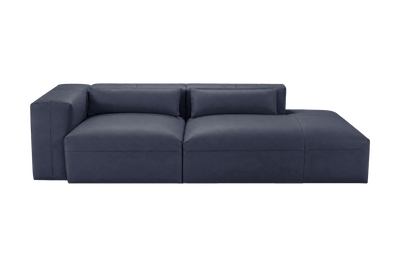 Jasmine Right Chaise Sofa in Momo Midnight