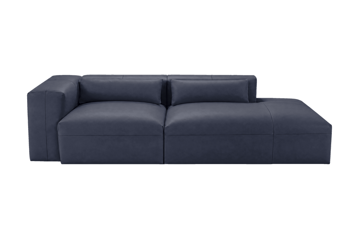 Jasmine Right Chaise Sofa in Momo Midnight