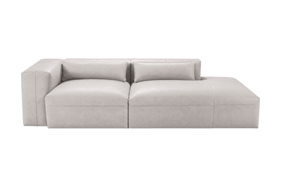 Jasmine Right Chaise Sofa in Momo Milky