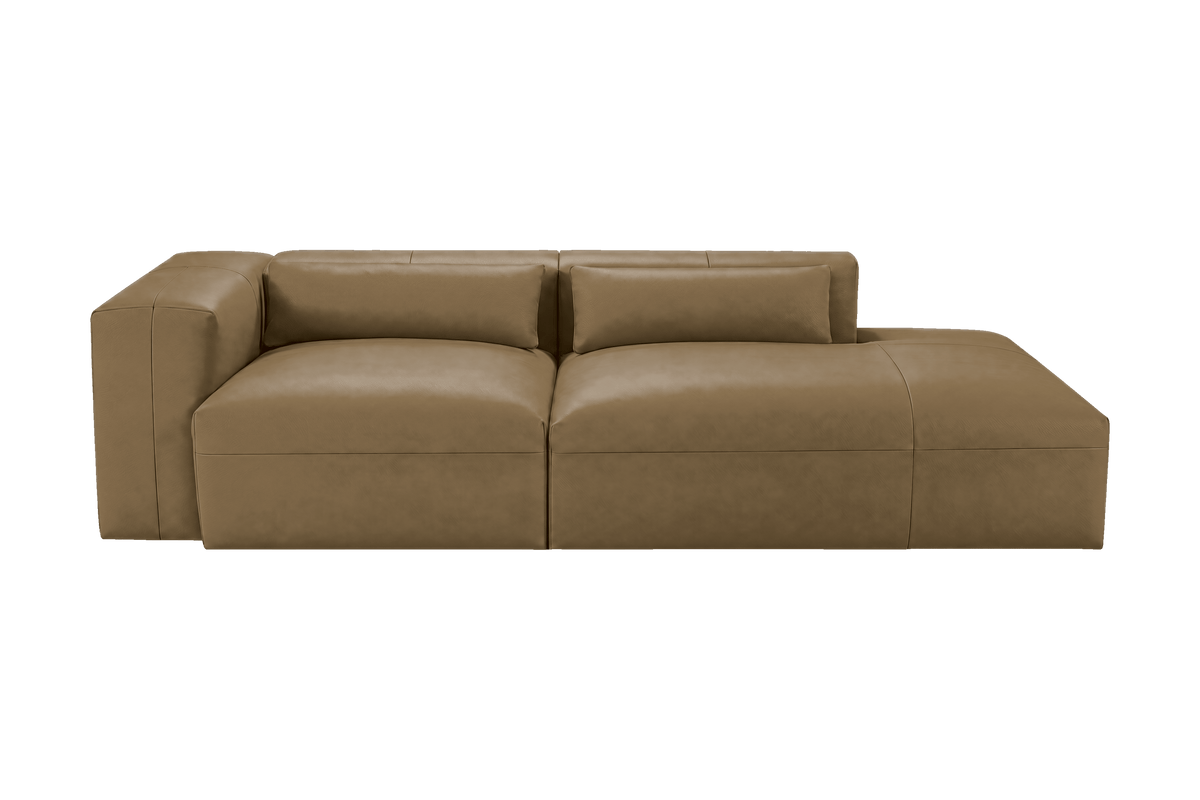 Jasmine Right Chaise Sofa in Momo Olivia