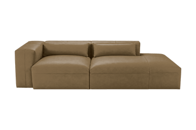 Jasmine Right Chaise Sofa in Momo Olivia