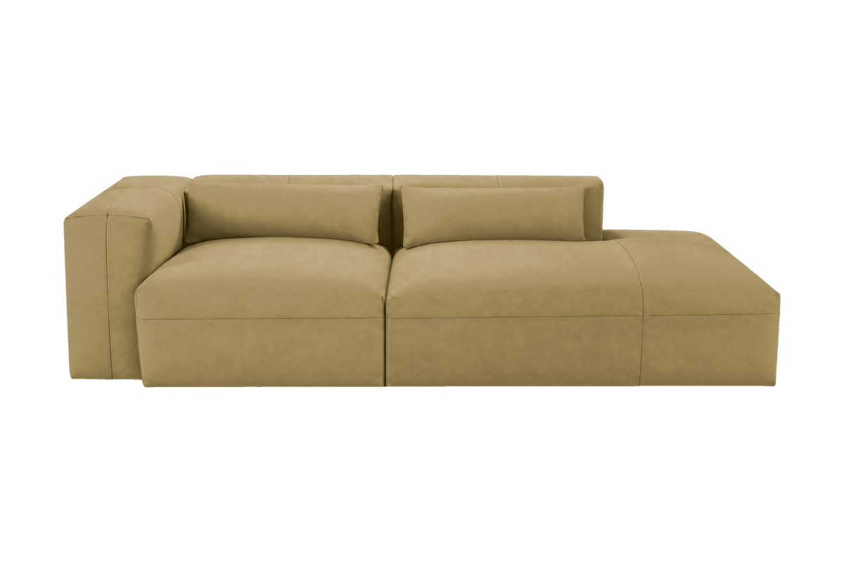 Jasmine Right Chaise Sofa in Marfa Olivia