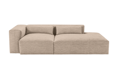 Jasmine Right Chaise Sofa in Roni Pine Nut