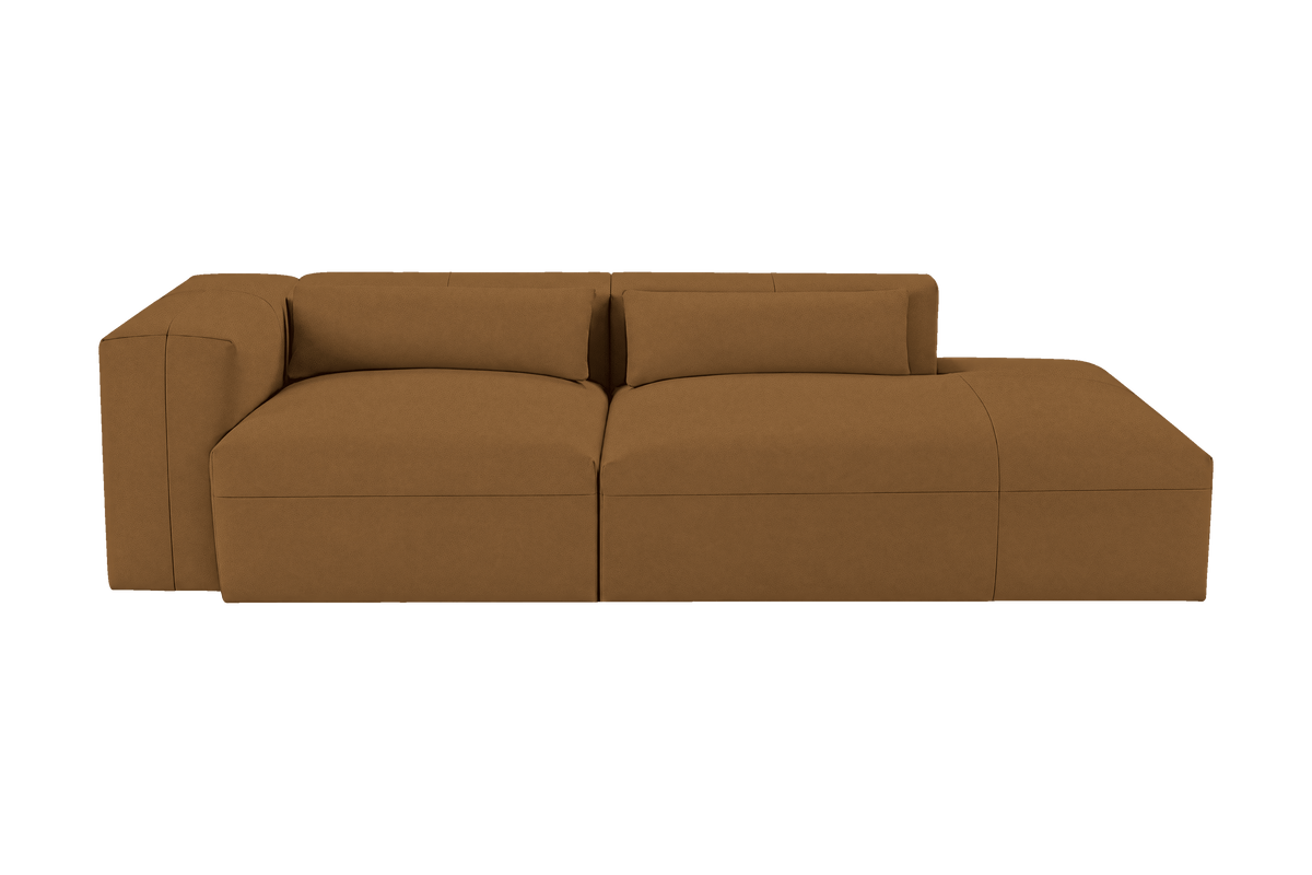 Jasmine Right Chaise Sofa in Felix Pisco
