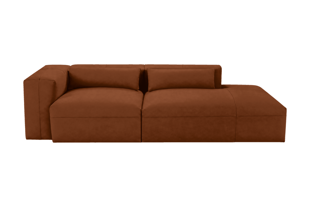 Jasmine Right Chaise Sofa in Marfa Pluto