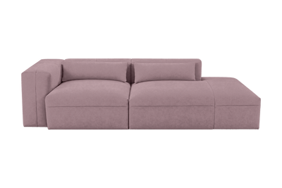 Jasmine Right Chaise Sofa in Fresco Saint-Tropez