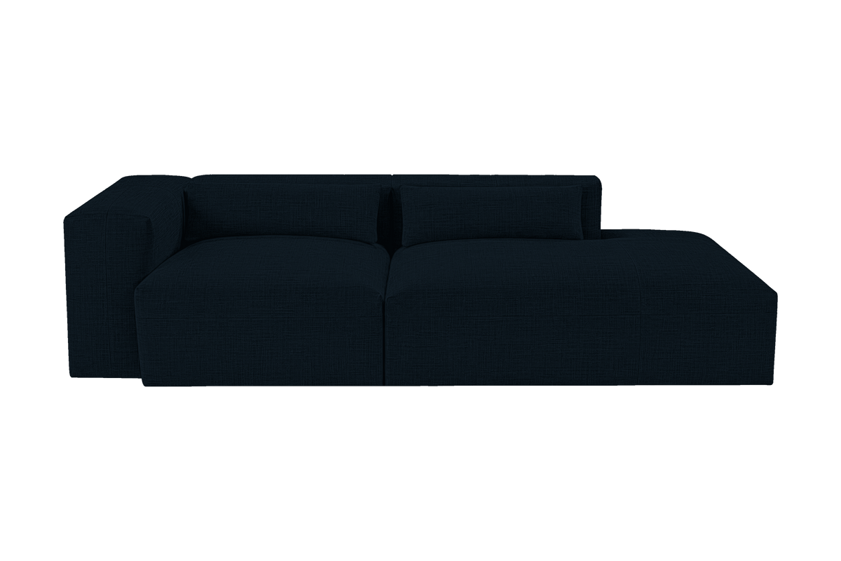 Jasmine Right Chaise Sofa in Mosquito Tenerife