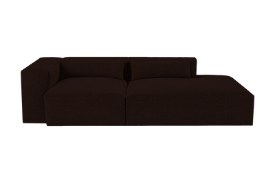 Jasmine Right Chaise Sofa in Mosquito Terra