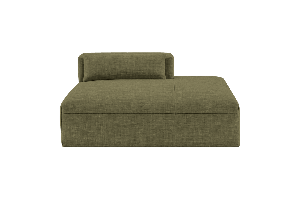 Jasmine Chaise Right in Mosquito Sycamore