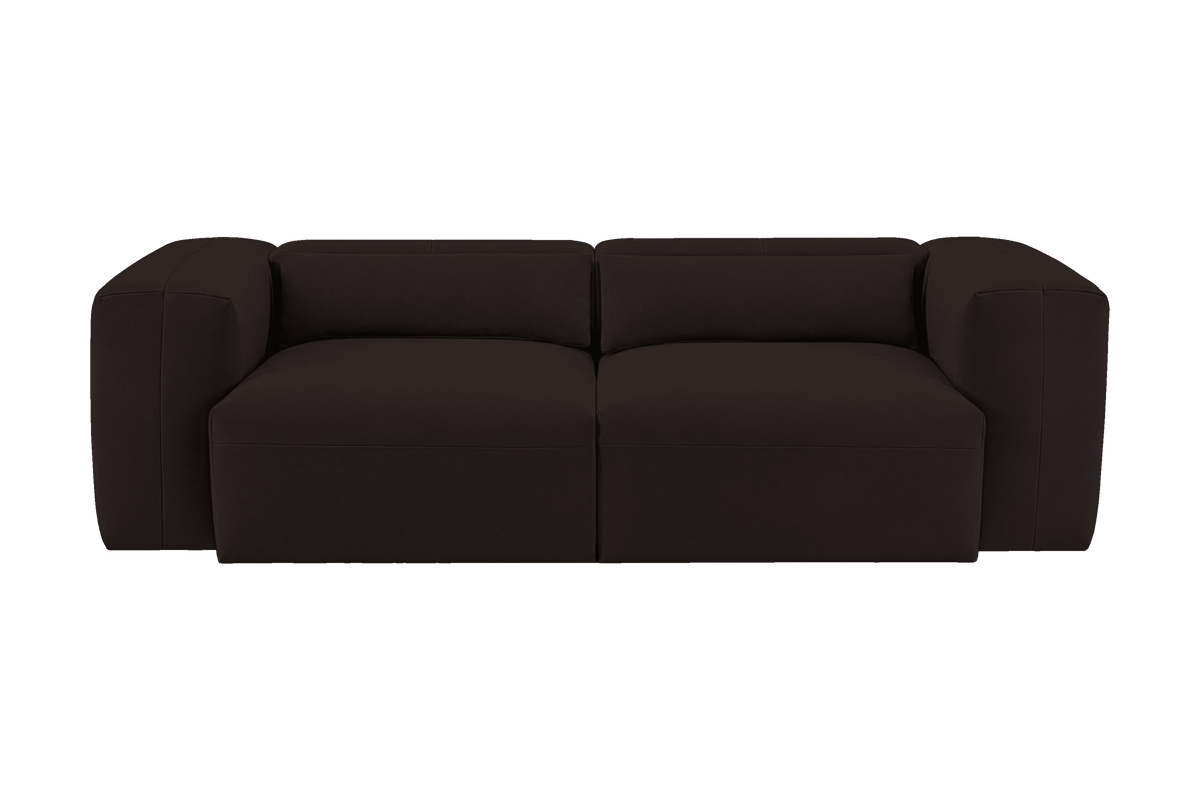 Jasmine Small Sofa in Dante Ebony