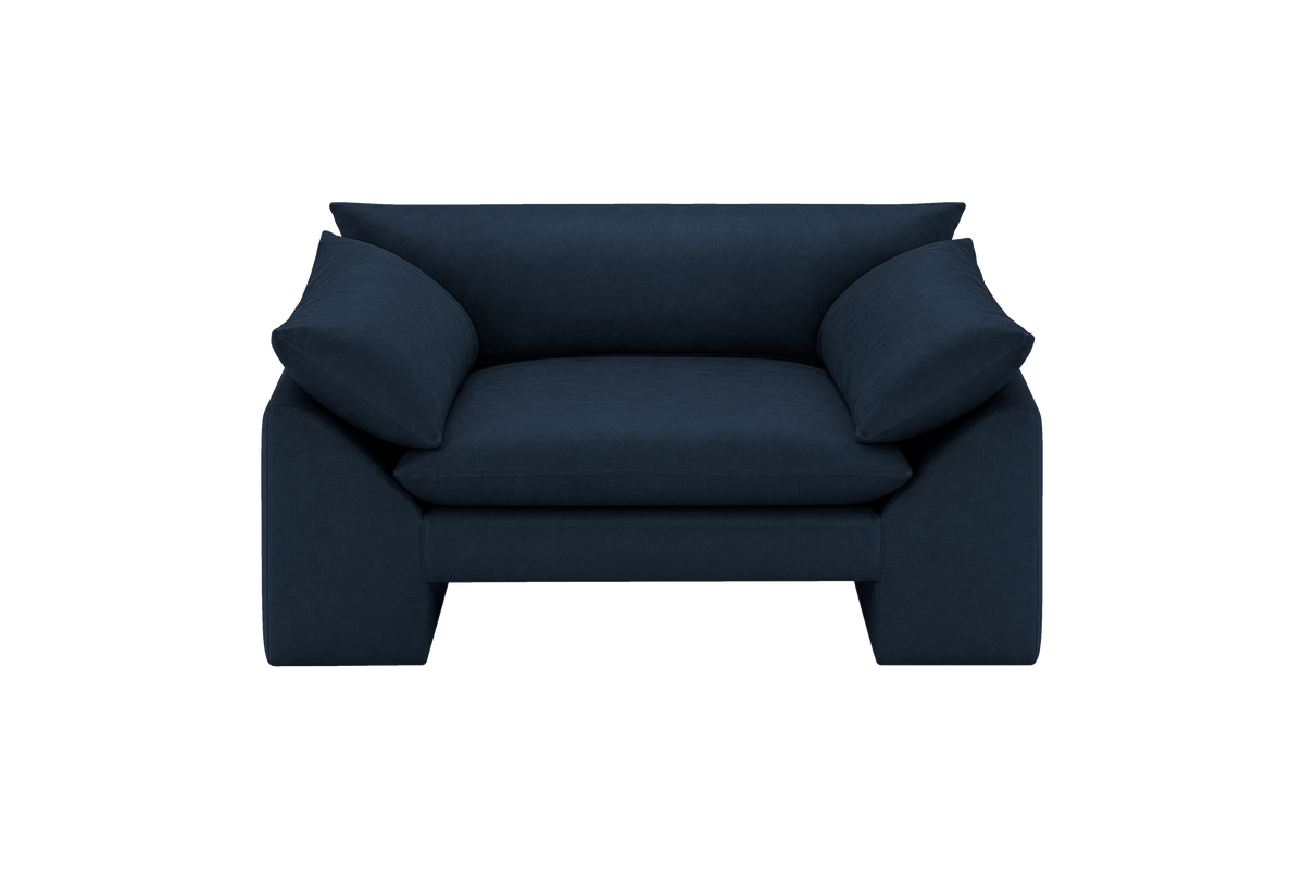 Lotus Armchair in Dante Aqua