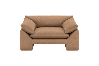 Lotus Armchair in Roni Biscotti