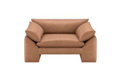 Lotus Armchair in Momo Camel