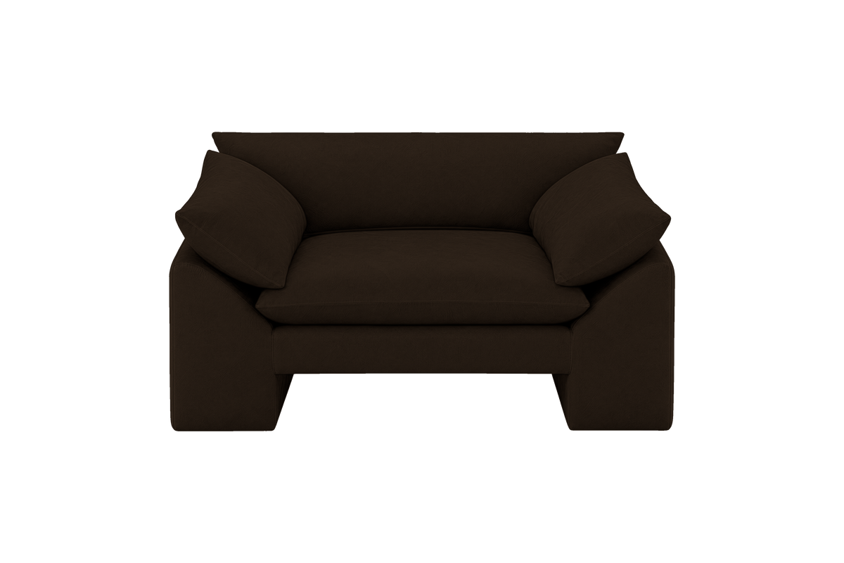Lotus Armchair in Marfa Charcoal