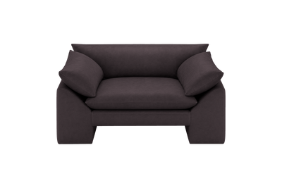 Lotus Armchair in Dante Charcoal